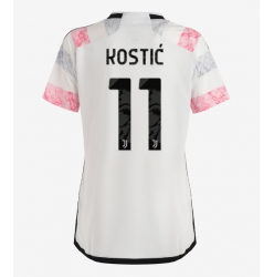 Juventus Filip Kostic #11 Bortatröja 2023-24 Dam Kortärmad