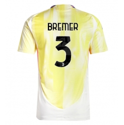 Juventus Gleison Bremer #3 Bortatröja 2024-25 Kortärmad