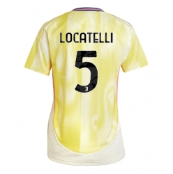 Juventus Manuel Locatelli #5 Bortatröja 2024-25 Dam Kortärmad