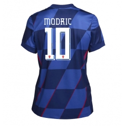 Kroatien Luka Modric #10 Bortatröja EM 2024 Dam Kortärmad