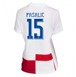 Kroatien Mario Pasalic #15 Hemmatröja EM 2024 Dam Kortärmad