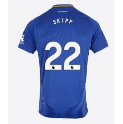 Leicester City Oliver Skipp #22 Hemmatröja 2024-25 Kortärmad