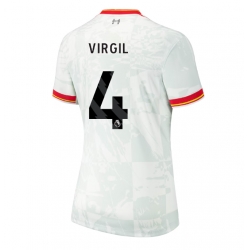 Liverpool Virgil van Dijk #4 Tredje Tröja 2024-25 Dam Kortärmad