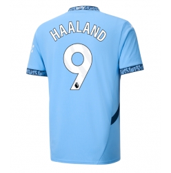 Manchester City Erling Haaland #9 Hemmatröja 2024-25 Kortärmad