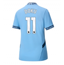 Manchester City Jeremy Doku #11 Hemmatröja 2024-25 Dam Kortärmad