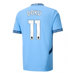 Manchester City Jeremy Doku #11 Hemmatröja 2024-25 Kortärmad