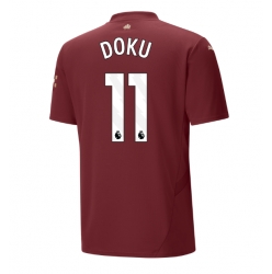 Manchester City Jeremy Doku #11 Tredje Tröja 2024-25 Kortärmad