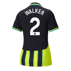 Manchester City Kyle Walker #2 Bortatröja 2024-25 Dam Kortärmad