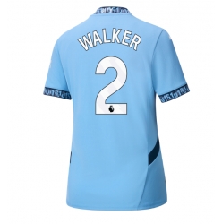 Manchester City Kyle Walker #2 Hemmatröja 2024-25 Dam Kortärmad