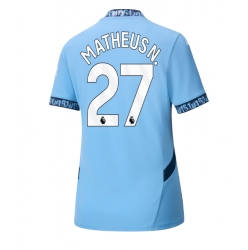 Manchester City Matheus Nunes #27 Hemmatröja 2024-25 Dam Kortärmad