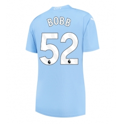 Manchester City Oscar Bobb #52 Hemmatröja 2023-24 Dam Kortärmad