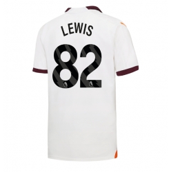 Manchester City Rico Lewis #82 Bortatröja 2023-24 Kortärmad