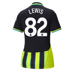 Manchester City Rico Lewis #82 Bortatröja 2024-25 Dam Kortärmad