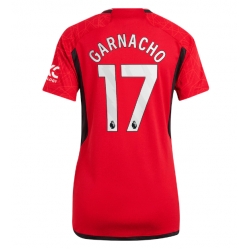 Manchester United Alejandro Garnacho #17 Hemmatröja 2023-24 Dam Kortärmad