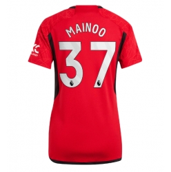 Manchester United Kobbie Mainoo #37 Hemmatröja 2023-24 Dam Kortärmad