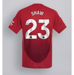 Manchester United Luke Shaw #23 Hemmatröja 2024-25 Kortärmad