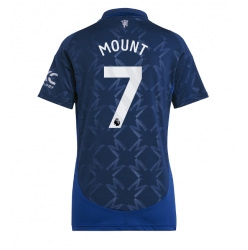 Manchester United Mason Mount #7 Bortatröja 2024-25 Dam Kortärmad