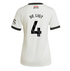 Manchester United Matthijs de Ligt #4 Tredje Tröja 2024-25 Dam Kortärmad