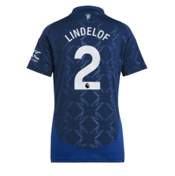 Manchester United Victor Lindelof #2 Bortatröja 2024-25 Dam Kortärmad