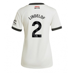 Manchester United Victor Lindelof #2 Tredje Tröja 2024-25 Dam Kortärmad