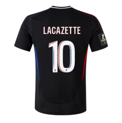 Olympique Lyonnais Alexandre Lacazette #10 Bortatröja 2024-25 Kortärmad