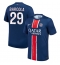 Paris Saint-Germain Bradley Barcola #29 Hemmatröja 2024-25 Kortärmad