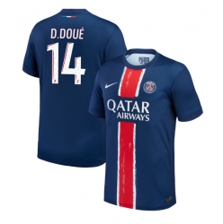 Paris Saint-Germain Desire Doue #14 Hemmatröja 2024-25 Kortärmad