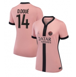 Paris Saint-Germain Desire Doue #14 Tredje Tröja 2024-25 Dam Kortärmad