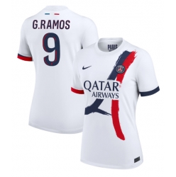 Paris Saint-Germain Goncalo Ramos #9 Bortatröja 2024-25 Dam Kortärmad