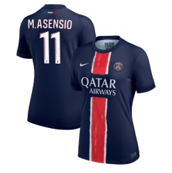 Paris Saint-Germain Marco Asensio #11 Hemmatröja 2024-25 Dam Kortärmad