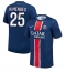 Paris Saint-Germain Nuno Mendes #25 Hemmatröja 2024-25 Kortärmad