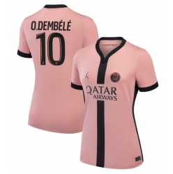 Paris Saint-Germain Ousmane Dembele #10 Tredje Tröja 2024-25 Dam Kortärmad