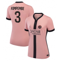 Paris Saint-Germain Presnel Kimpembe #3 Tredje Tröja 2024-25 Dam Kortärmad