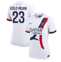 Paris Saint-Germain Randal Kolo Muani #23 Bortatröja 2024-25 Dam Kortärmad