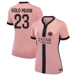 Paris Saint-Germain Randal Kolo Muani #23 Tredje Tröja 2024-25 Dam Kortärmad