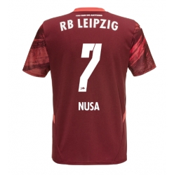 RB Leipzig Antonio Nusa #7 Bortatröja 2024-25 Kortärmad