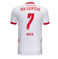 RB Leipzig Antonio Nusa #7 Hemmatröja 2024-25 Kortärmad