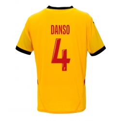 RC Lens Kevin Danso #4 Hemmatröja 2024-25 Kortärmad