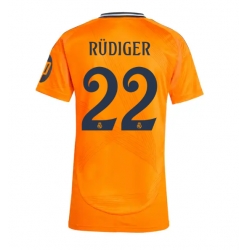 Real Madrid Antonio Rudiger #22 Bortatröja 2024-25 Dam Kortärmad