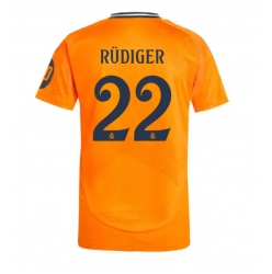 Real Madrid Antonio Rudiger #22 Bortatröja 2024-25 Kortärmad