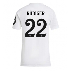 Real Madrid Antonio Rudiger #22 Hemmatröja 2024-25 Dam Kortärmad