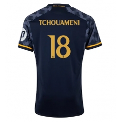 Real Madrid Aurelien Tchouameni #18 Bortatröja 2023-24 Kortärmad