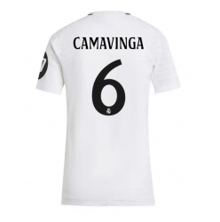 Real Madrid Eduardo Camavinga #6 Hemmatröja 2024-25 Dam Kortärmad