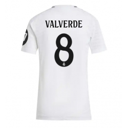 Real Madrid Federico Valverde #8 Hemmatröja 2024-25 Dam Kortärmad