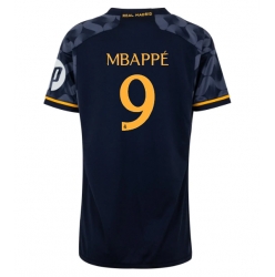 Real Madrid Kylian Mbappe #9 Bortatröja 2023-24 Dam Kortärmad