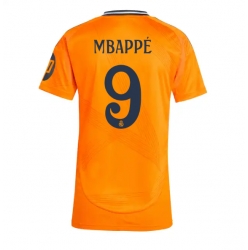 Real Madrid Kylian Mbappe #9 Bortatröja 2024-25 Dam Kortärmad