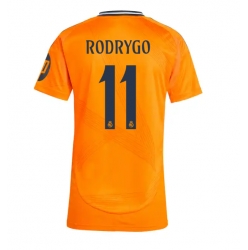 Real Madrid Rodrygo Goes #11 Bortatröja 2024-25 Dam Kortärmad