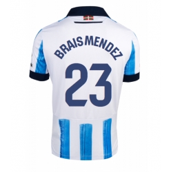 Real Sociedad Brais Mendez #23 Hemmatröja 2023-24 Kortärmad