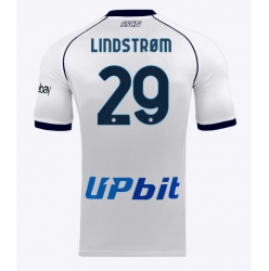 SSC Napoli Jesper Lindstrom #29 Bortatröja 2023-24 Kortärmad