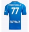 SSC Napoli Khvicha Kvaratskhelia #77 Hemmatröja 2023-24 Kortärmad